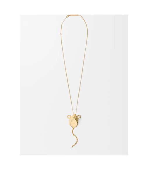 Loewe White Mouse Necklace