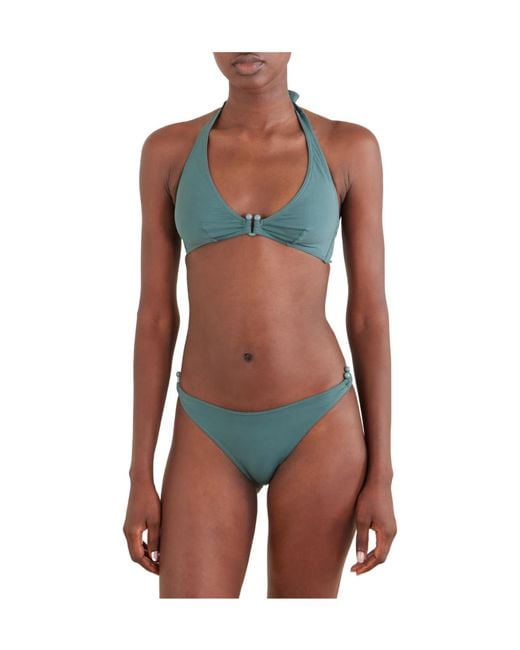 Eres Blue Embellished Bikini Briefs