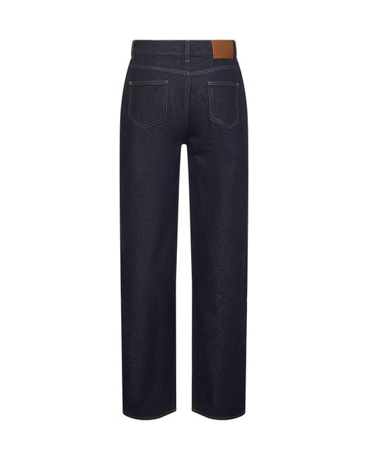 Loulou de Saison Blue Straight-Leg Jeans