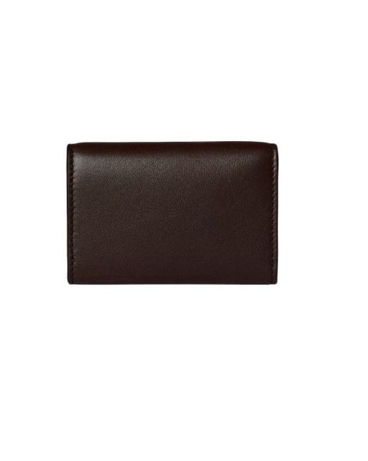 Gucci Brown Long Card Case With Horsebit for men