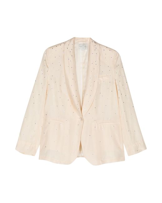 Forte Forte Natural Habotai Crystal Silk Jacket