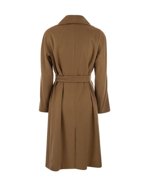 Weekend by Maxmara Brown Cashmere Coat