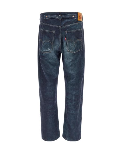 Junya Watanabe Blue X Levis Belt-Loops Jeans for men