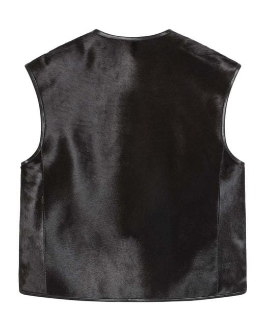 Loulou de Saison Black Sleeveless Vest