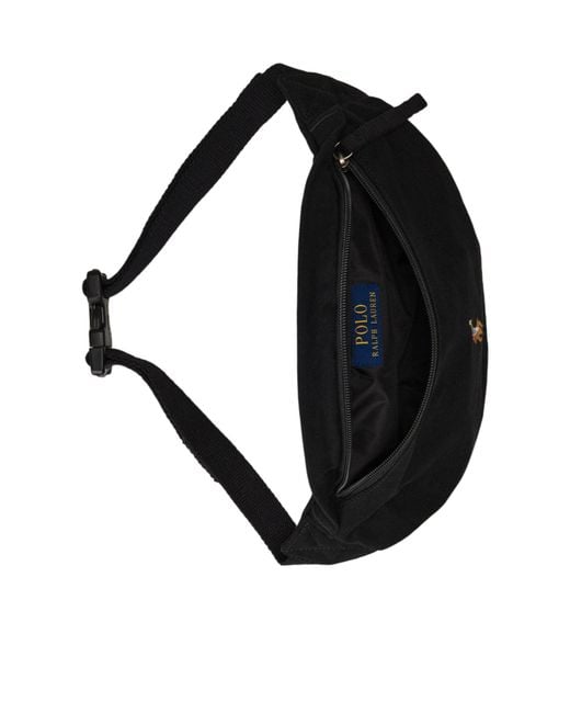 Polo Ralph Lauren Black Canvas Waist Bag