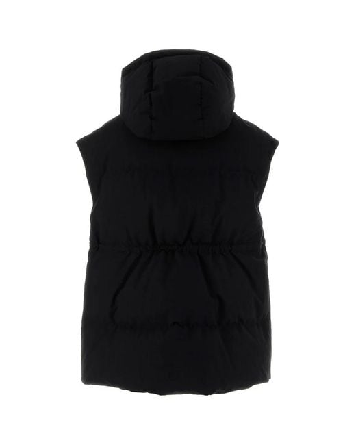 Herno Black Sleeveless Down Jacket