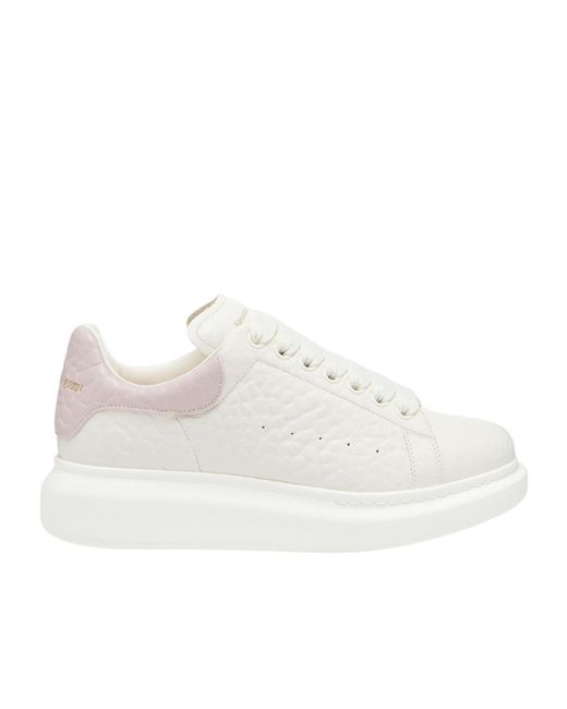 McQueen White Oversized Low-Top Sneakers