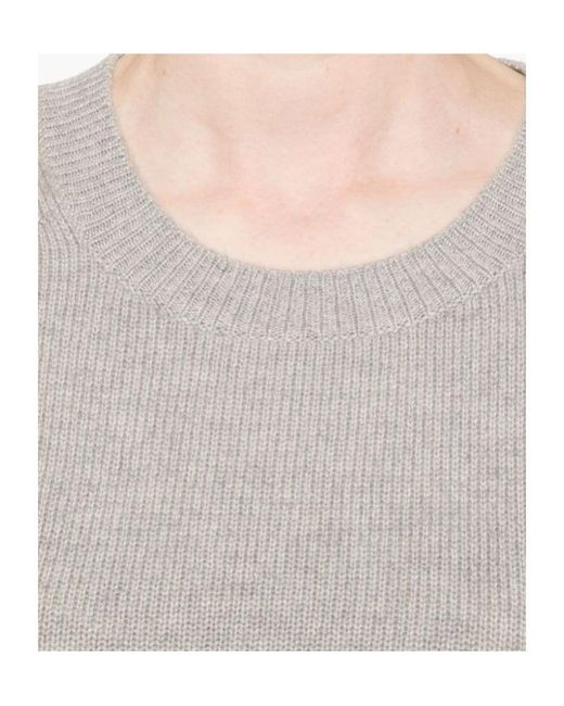 Lisa Yang Gray Mable Crewneck Sweater