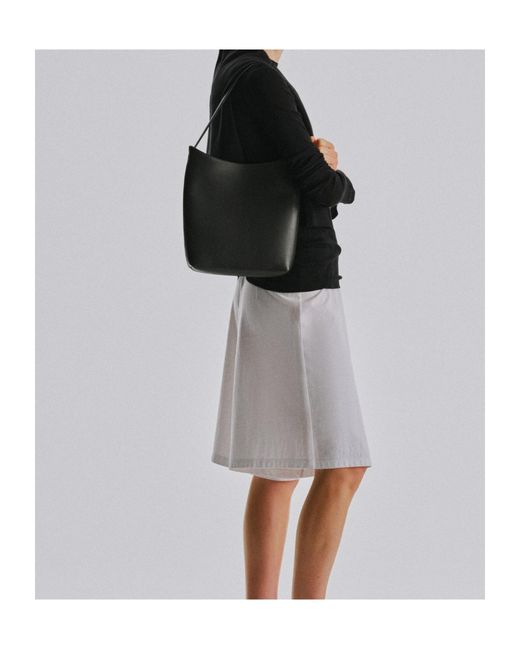 The Row Black Alma Shoulder Bag