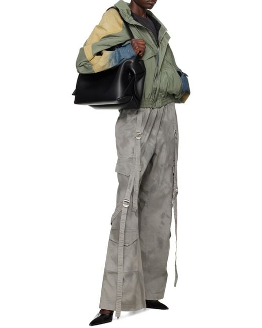 Acne Black Musubi Midi Tote Bag