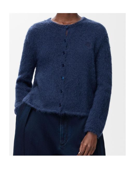 Loewe Blue Buttoned Cardigan