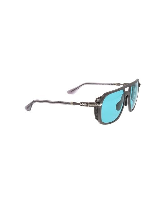 Chrome Hearts Blue Full Frame Sunglasses for men