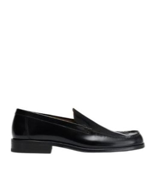 Lemaire Black Shiny Loafers