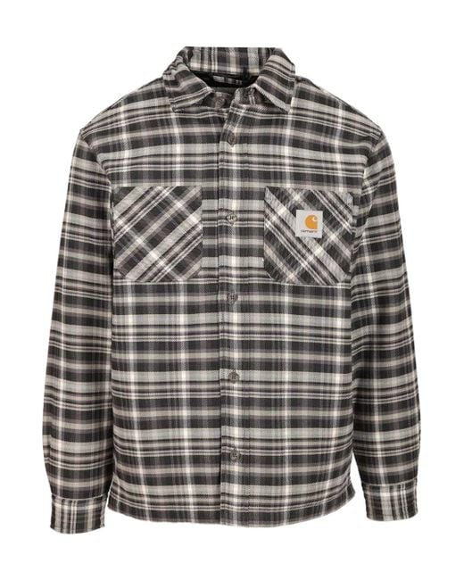 Carhartt Gray Cronyn Shirt Jacket Jackets Multicolor for men