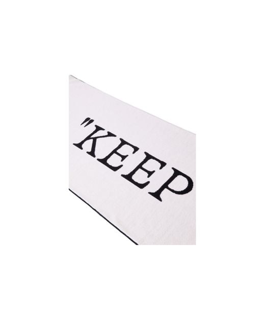 Off-White c/o Virgil Abloh Black Keep Warm Scarf