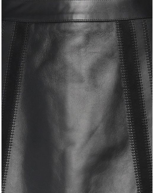 Chloé Black Suede Flared Skirt