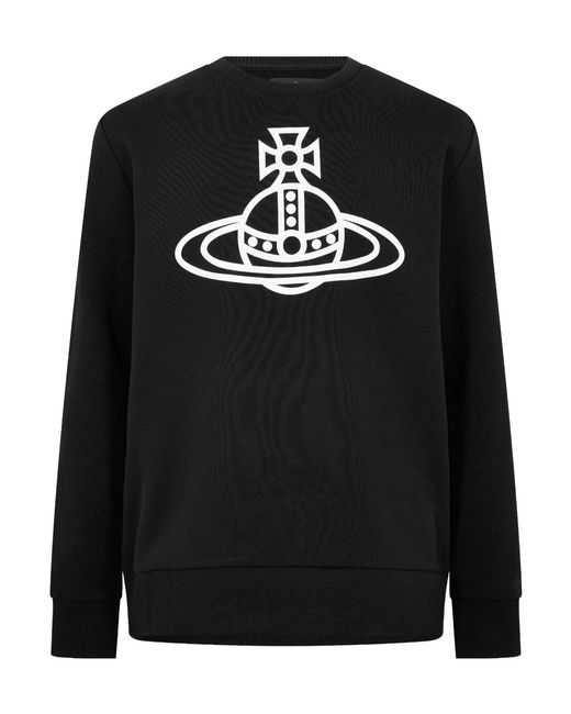 Vivienne Westwood Black Crew Neck Sweater for men
