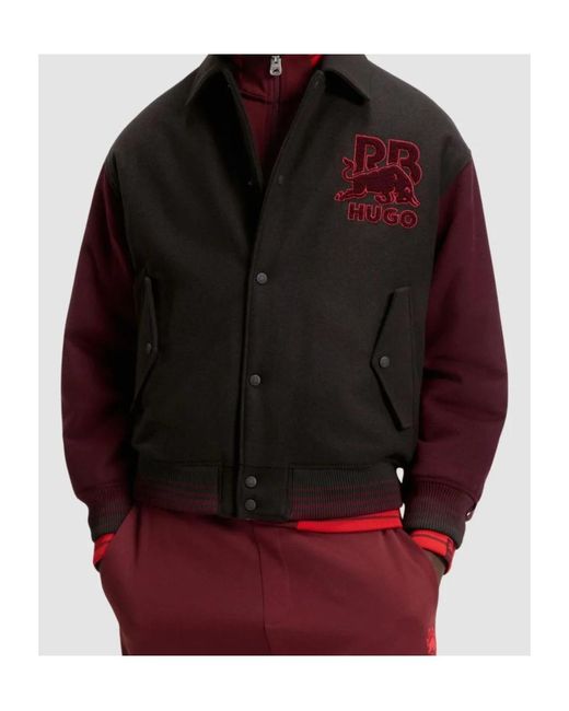 Boss Black Hugo Two-Toned Button-Up Jacket for men