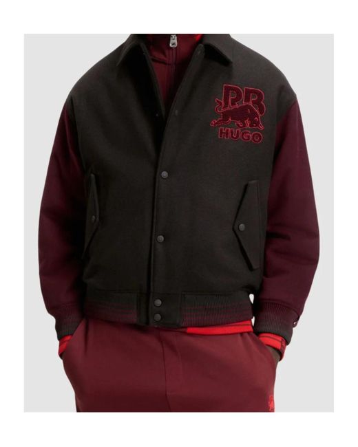 Boss Black Hugo Two-Toned Button-Up Jacket for men