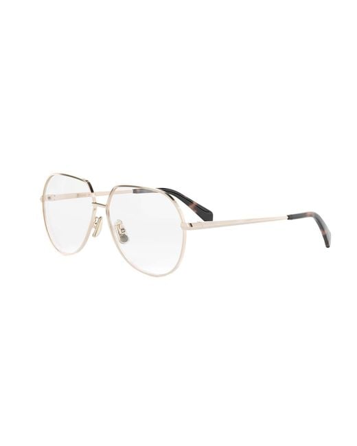 Céline White Full Frame Plain Mirror for men