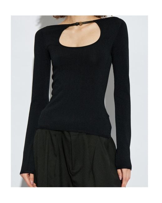 Amiri Black Logo-Plaque Top