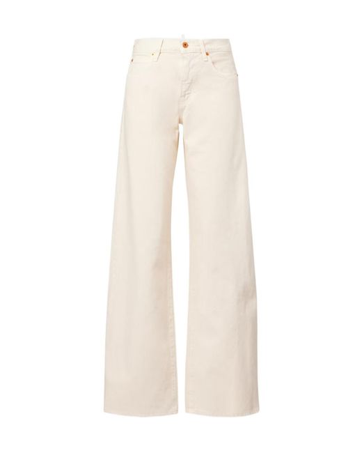 SLVRLAKE Denim White Five-Pocket Denim Trousers