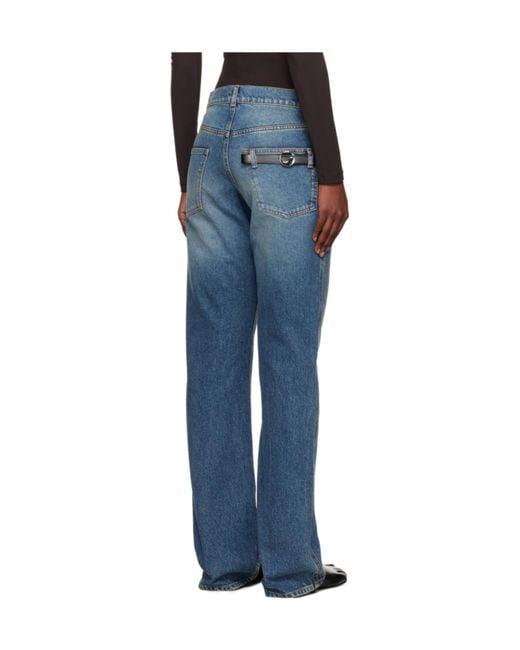 Coperni Blue Logo-Detail Jeans