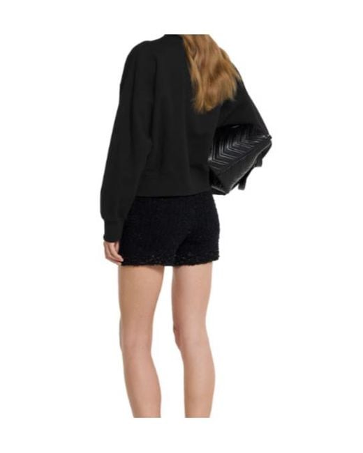 Gucci Black Horsebit Embroidered Crewneck Sweatshirt