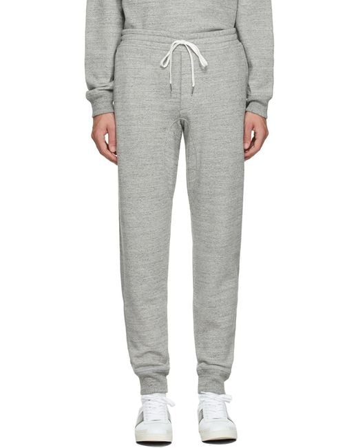 Tom Ford Gray Drawstring Slim Cut Track Pants for men