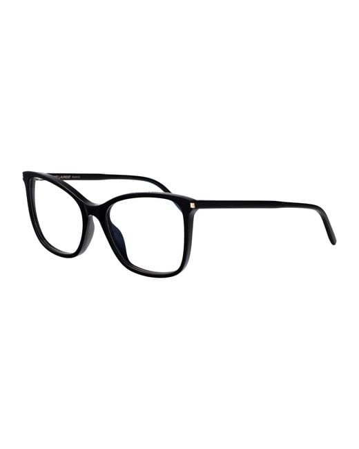Saint Laurent White Geometric Glasses