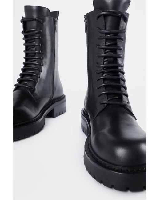 Ann Demeulemeester Black Skagi Ankle Boots for men