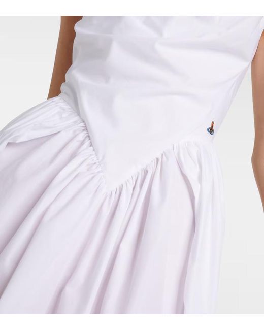 Vivienne Westwood White Sunday Cotton Corset Dress