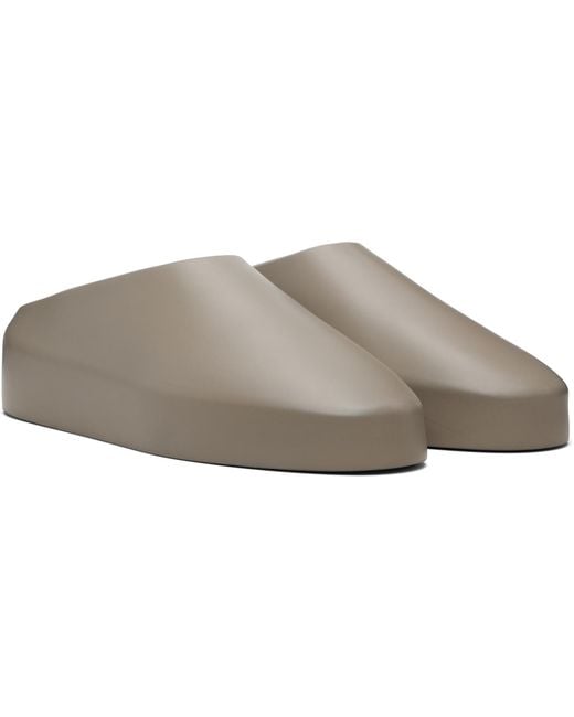 Fear Of God Brown The California 2.0 Slip-On Slippers for men