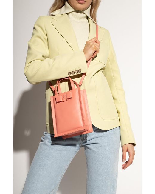 Ferragamo Pink Ferragamo Viva Mini Shoulder Bag
