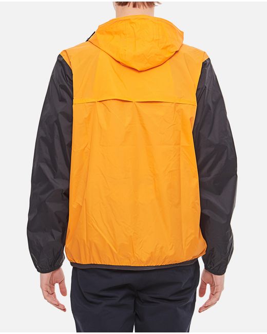 COMME DES GARÇONS PLAY Orange Logo Hooded Casual Jacket for men