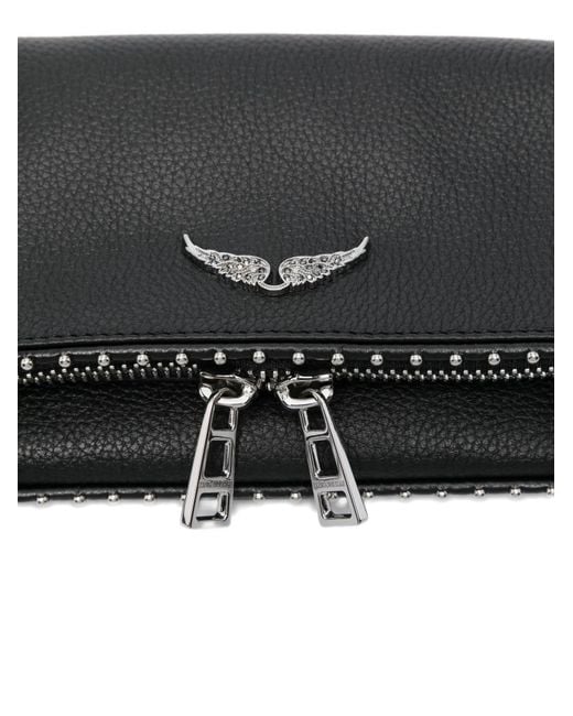 Zadig & Voltaire White Nano Rock Studs Shoulder Bag