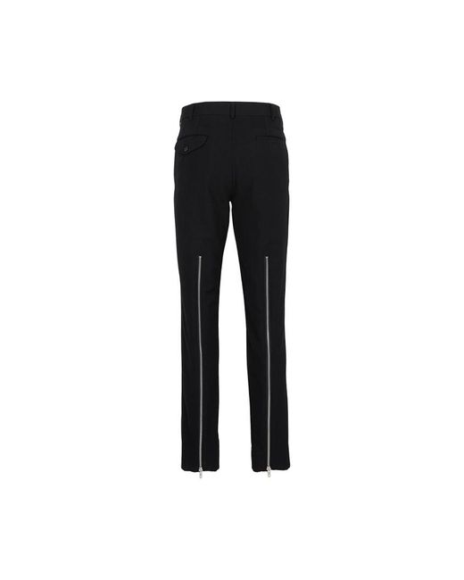 Comme des Garçons Black Comme Des Garçons Homme Plus Zip Detailed Pants for men