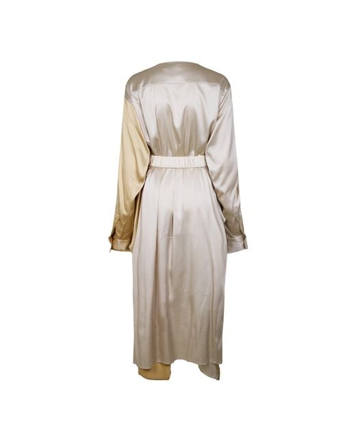 Bottega Veneta Natural Slip Dress