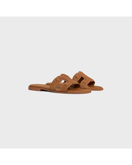 Céline Brown Marina Triomphe Mule