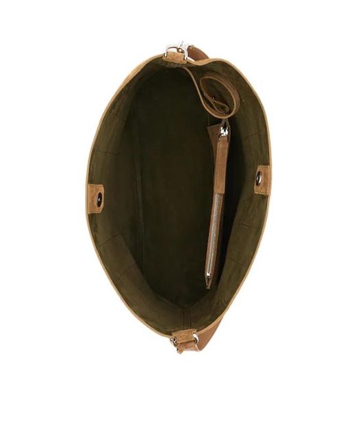 Hogan Brown Hocket Medium Hobo Bag