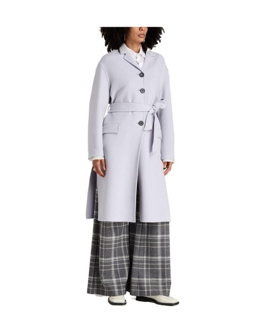Marni Gray Solid Color Coats
