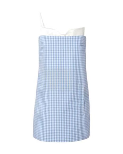 ShuShu/Tong Blue Gingham Cotton Minidress