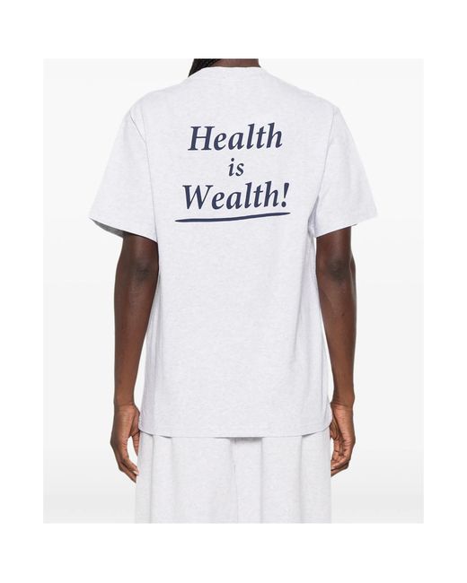 Sporty & Rich White Short-Sleeved T-Shirt