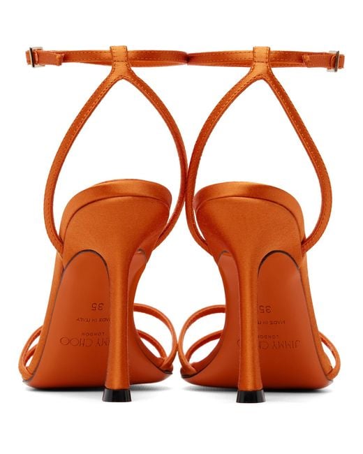 Jimmy Choo Pink Leo 100 High-Heeled Sandals