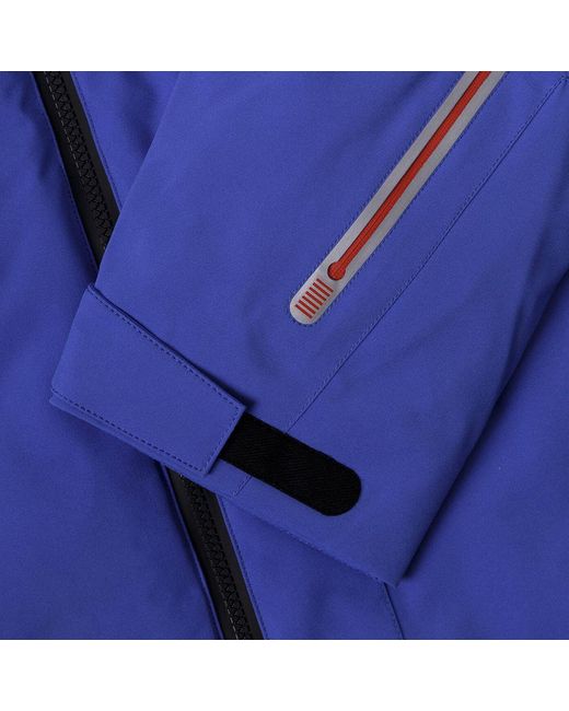 EA7 Blue Logo Long-Sleeved Casual Jacket for men