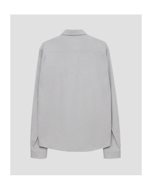Rier Gray Long-Sleeved Shirt for men