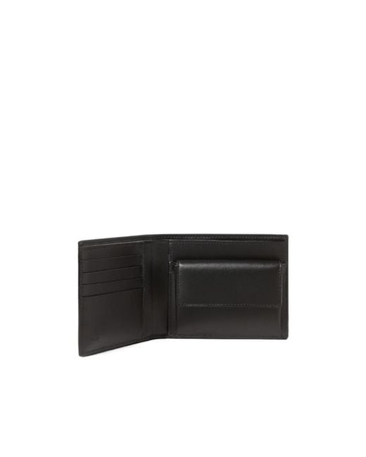Fendi Black Squared Ff Bi-Fold Wallet for men