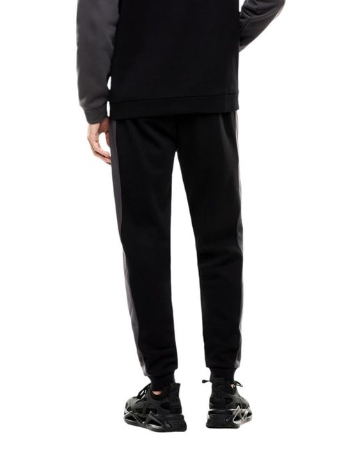 EA7 Black Sports Shirt Casual Wear Set for men