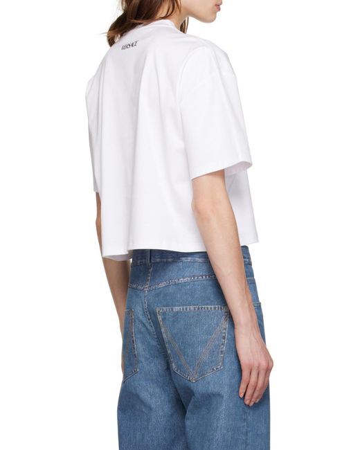 Versace White Medusa-Print Cotton T-Shirt