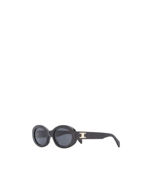 Céline Multicolor Oval Frame Sunglasses
